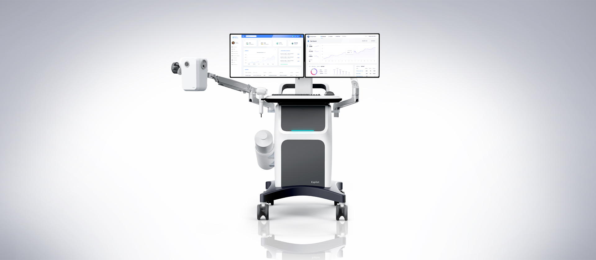 肺功能檢測(cè)臺(tái)車(chē)外觀(guān)設(shè)計(jì)